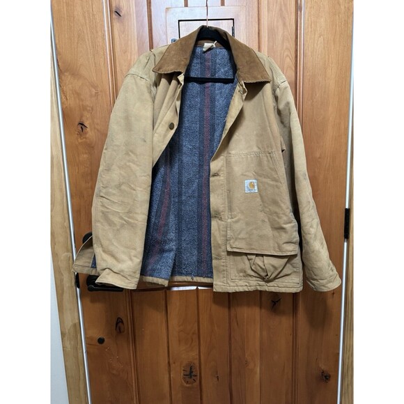 Carhartt Blanket Lined Hunting Chore Jacket USA Union Made VTG‎ 70s/80s C… - Picture 2 of 15
